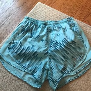 Nike Women's running shorts -limited blue pattern