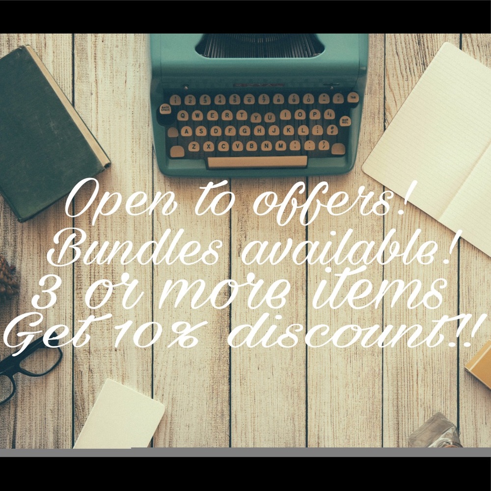 Open to Reasonable offers!
