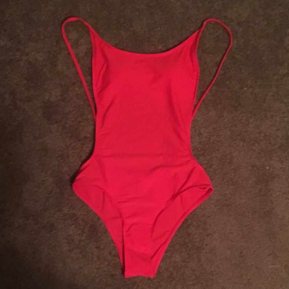 Pamela Red One Piece