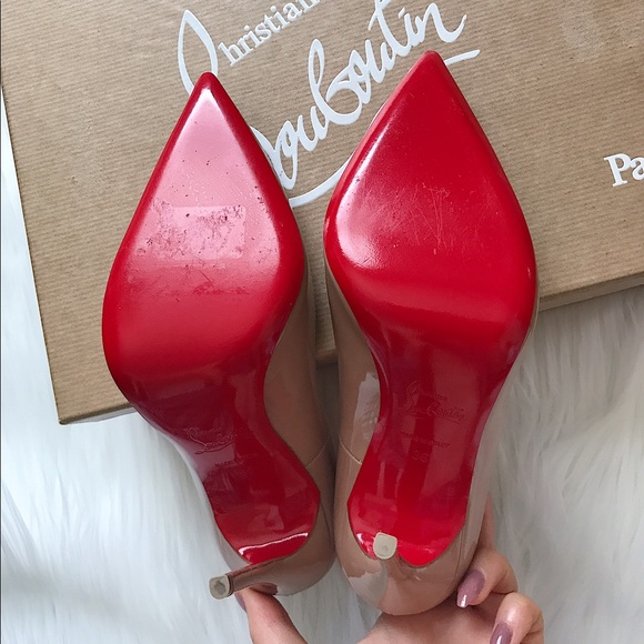 -sold- New Christian Louboutin So Kate Nude Pumps - Picture 4 of 8