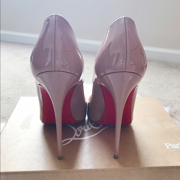-sold- New Christian Louboutin So Kate Nude Pumps - Picture 5 of 8