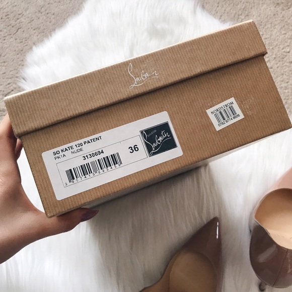 -sold- New Christian Louboutin So Kate Nude Pumps - Picture 8 of 8