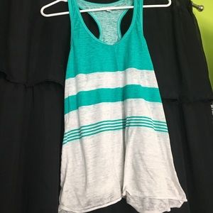 Striped American eagle tank top