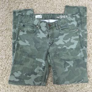 Gap Always Skinny camo jeans