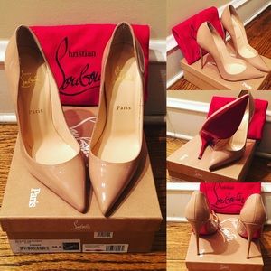 "So-Kate" Christian Louboutin Nude Patent Leather