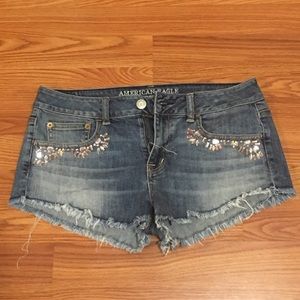 American eagle jean shorts