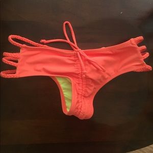 Orange bikini bottoms