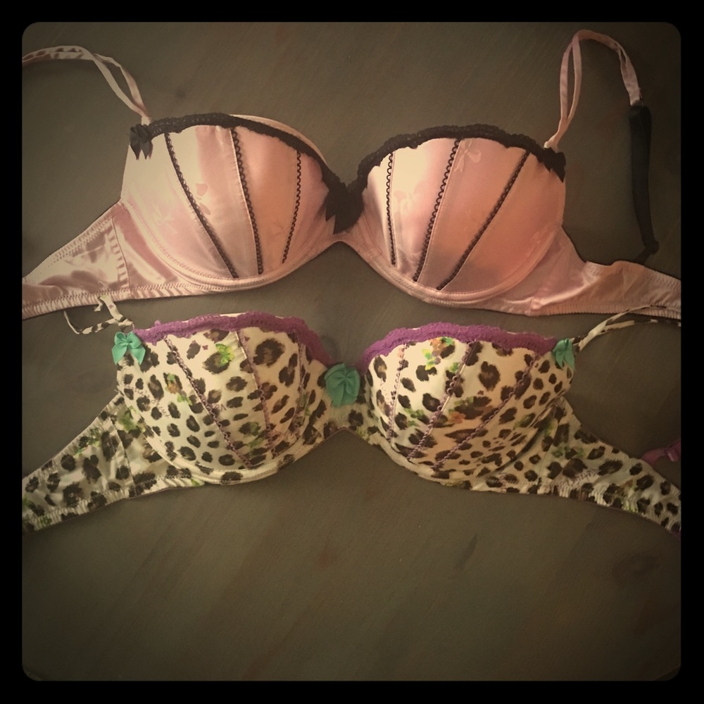 Two Victoria's Secret sexy little things bras 34D
