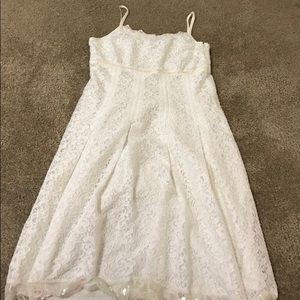 White midi dress nighties