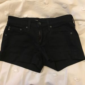AG practical black shorts