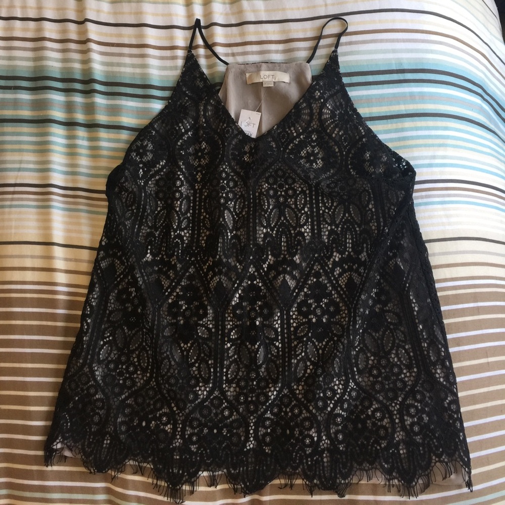LOFT woven tank top