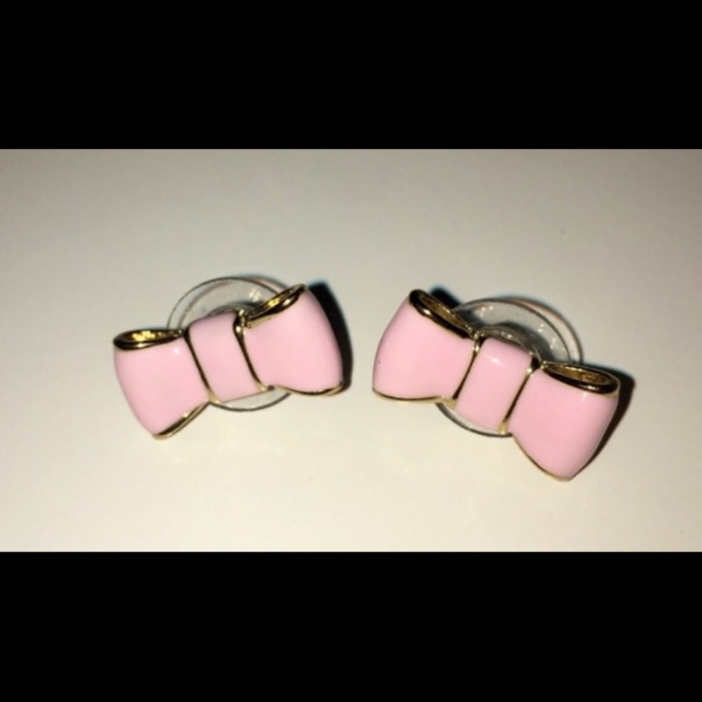 Kate Spade Take a Bow Pink Earrings