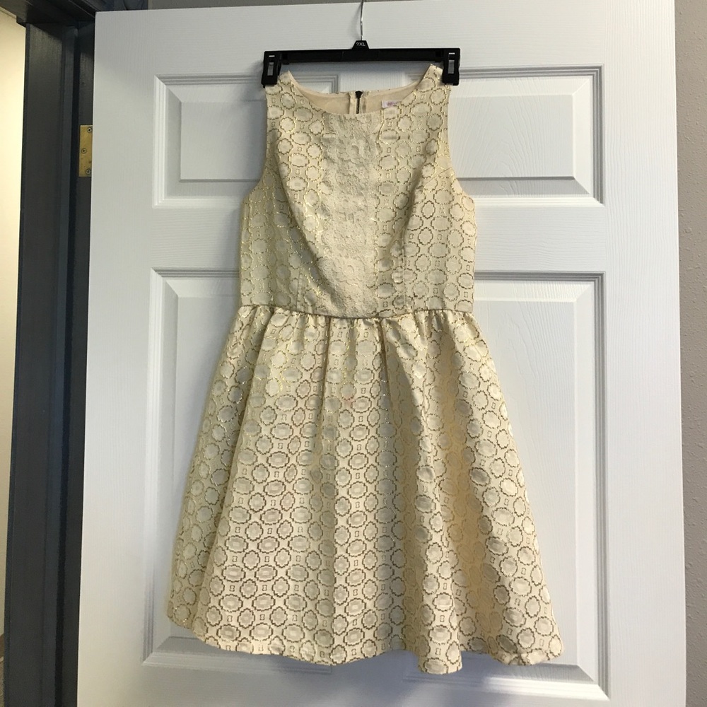 GOLD FORMAL DRESS!!