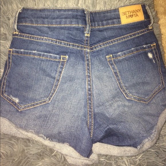 BETHANY MOTA HIGH WAISTED SIZE 0 SHORTS - Picture 2 of 3