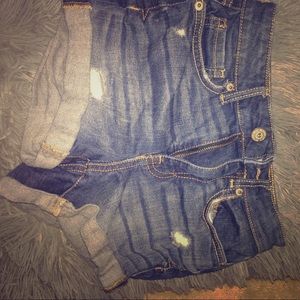 BETHANY MOTA HIGH WAISTED SIZE 0 SHORTS