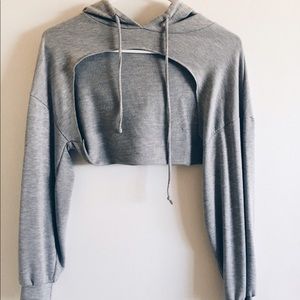 Karrueche Inspired Cut Out Hoodie