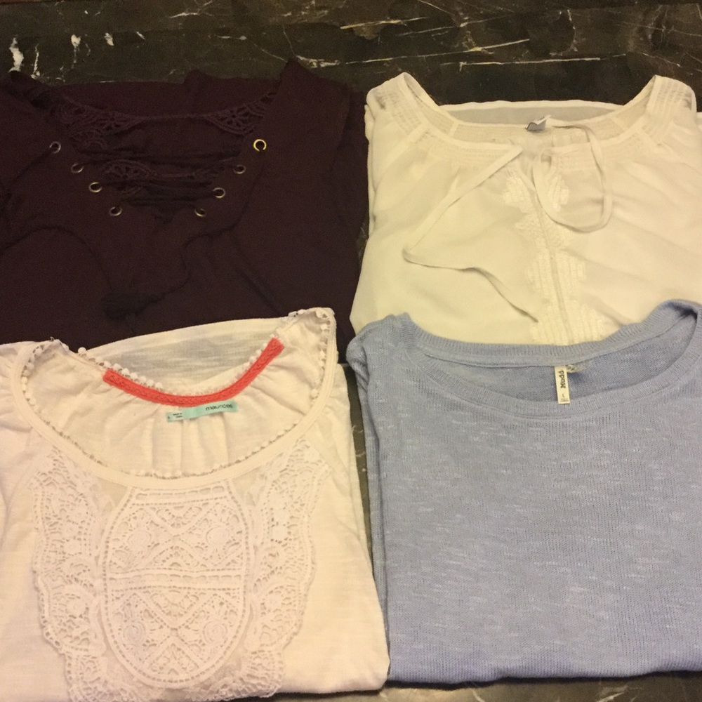 4 long sleeve casual shirts