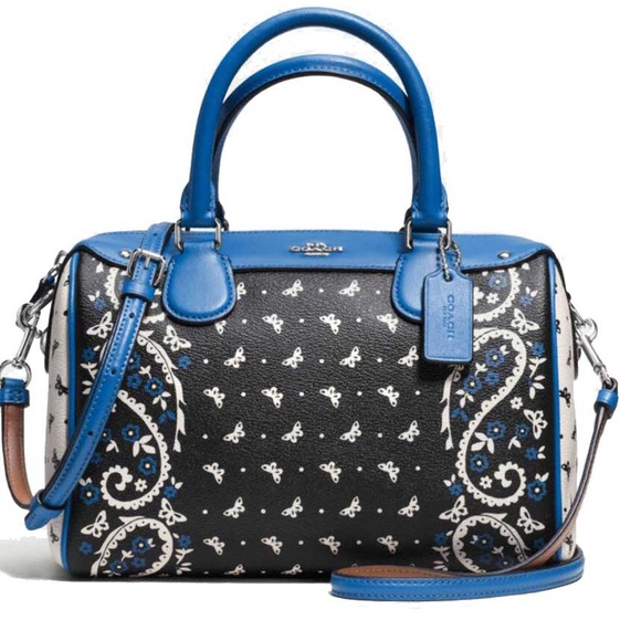 coach tote with butterflies