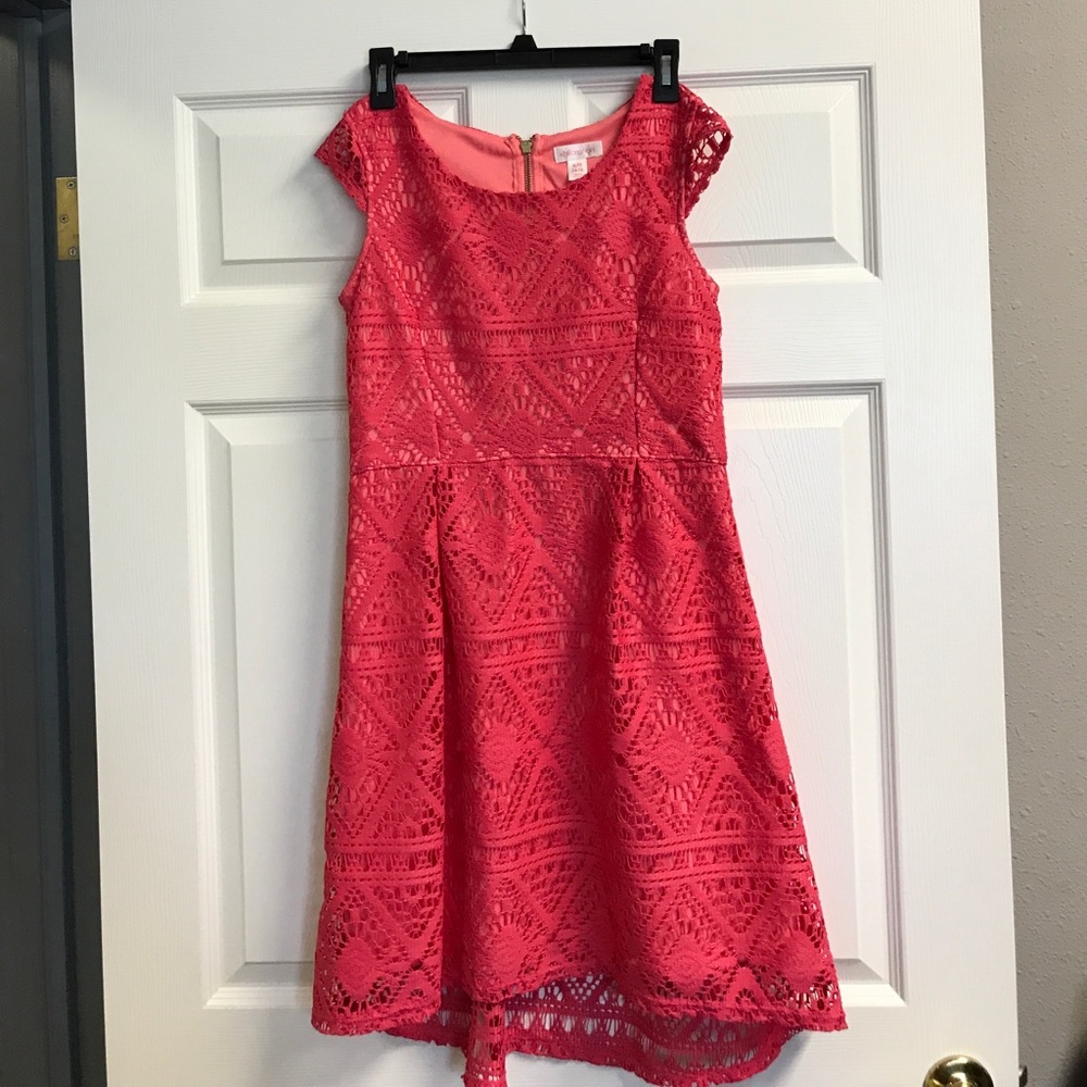 Hot pink lace summer dress!!!