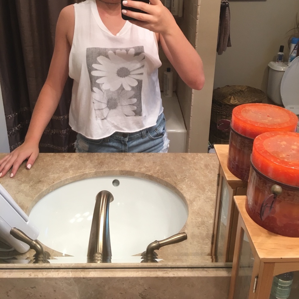 Floral Muscle Tee