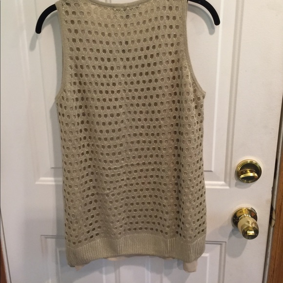 NWT Outback Red Open Knit Layering Sweater Top - Picture 4 of 6