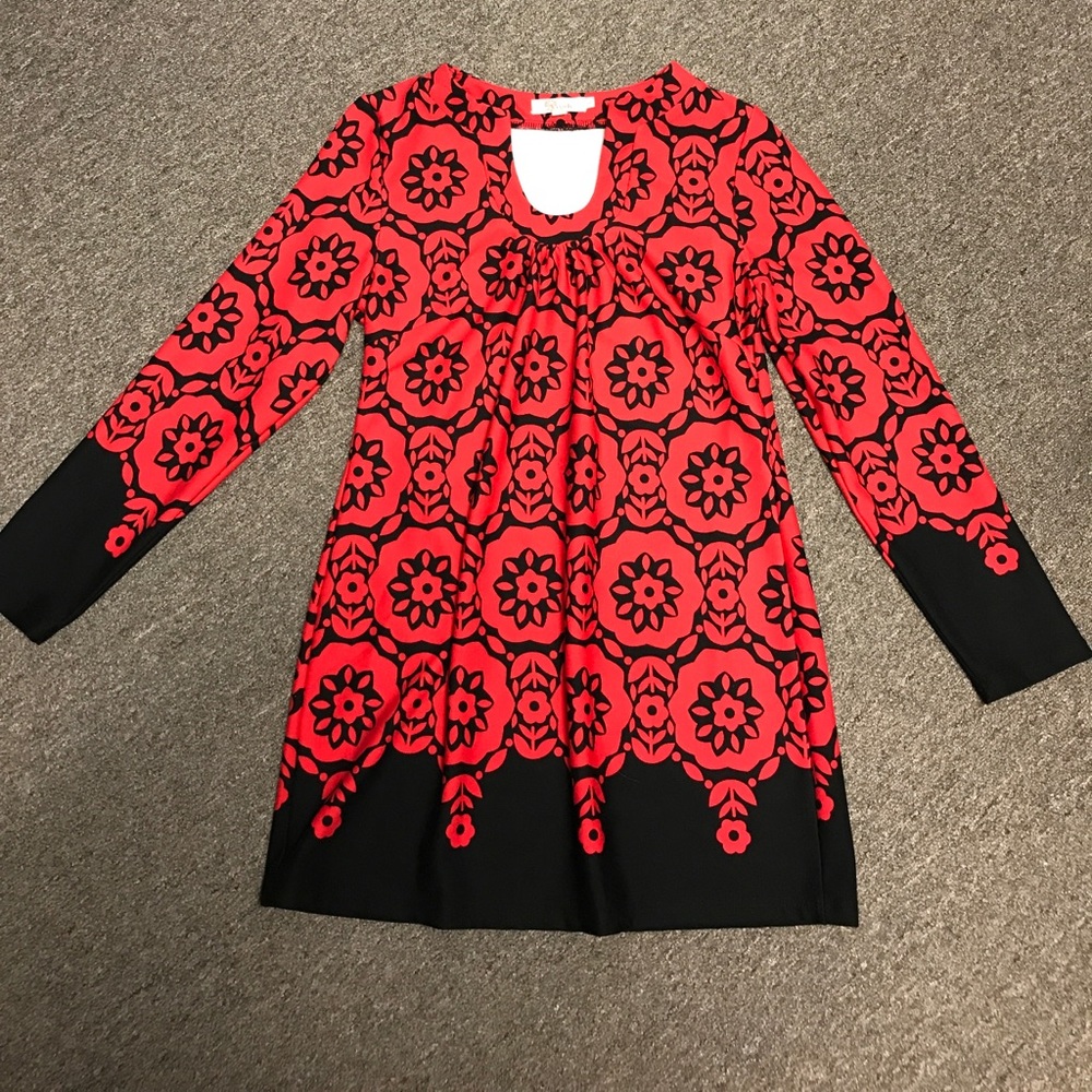 Red & black tunic!!