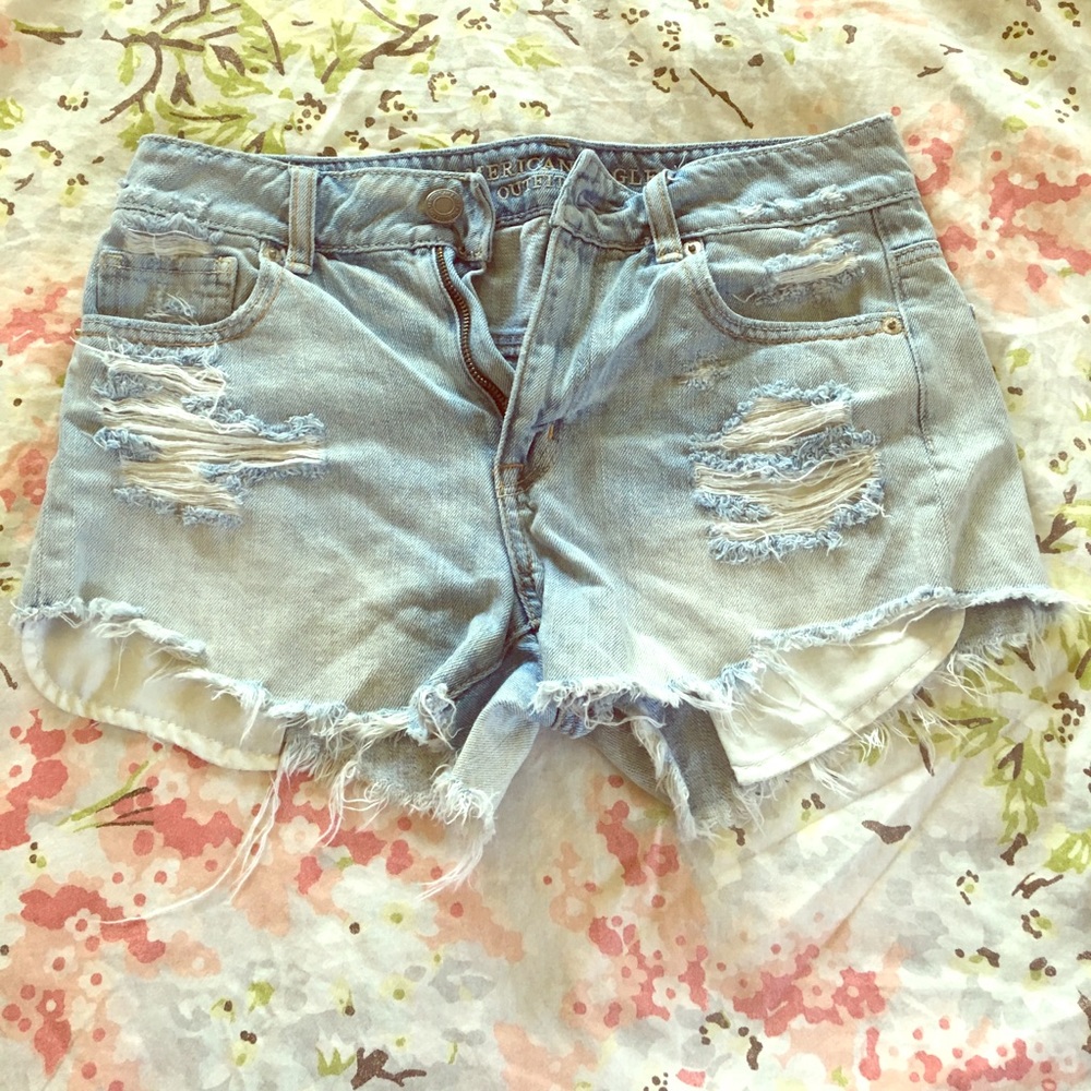High Waisted Jean Shorts