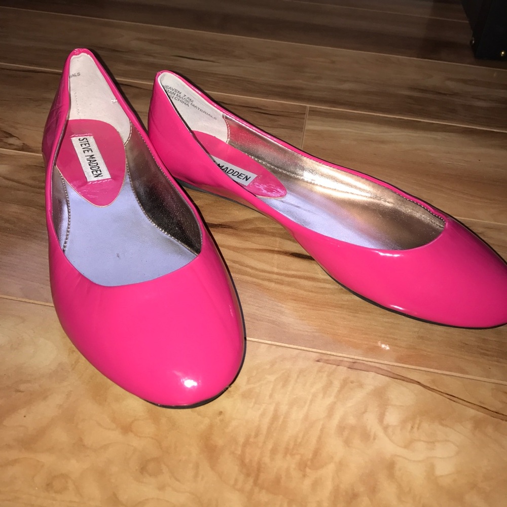 Pink Steve Madden ballet flats