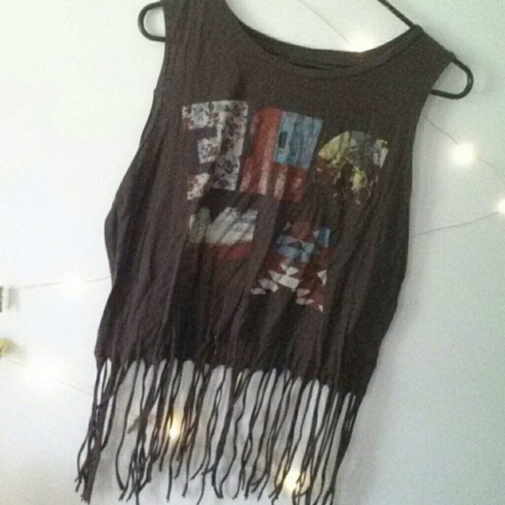 Fringe tee