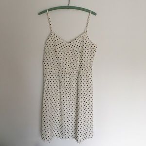 NWT J.Crew Factory Polka Dots Dress Size 10