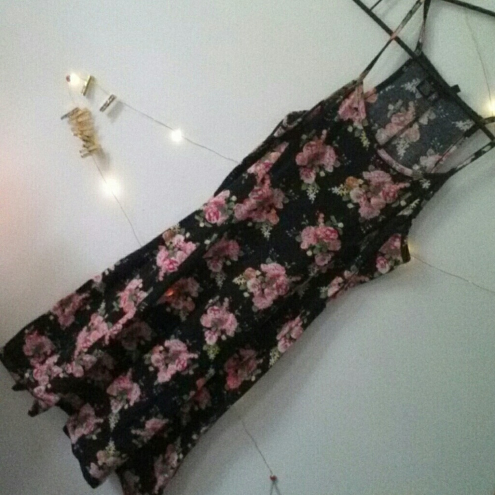 Rose skater dress
