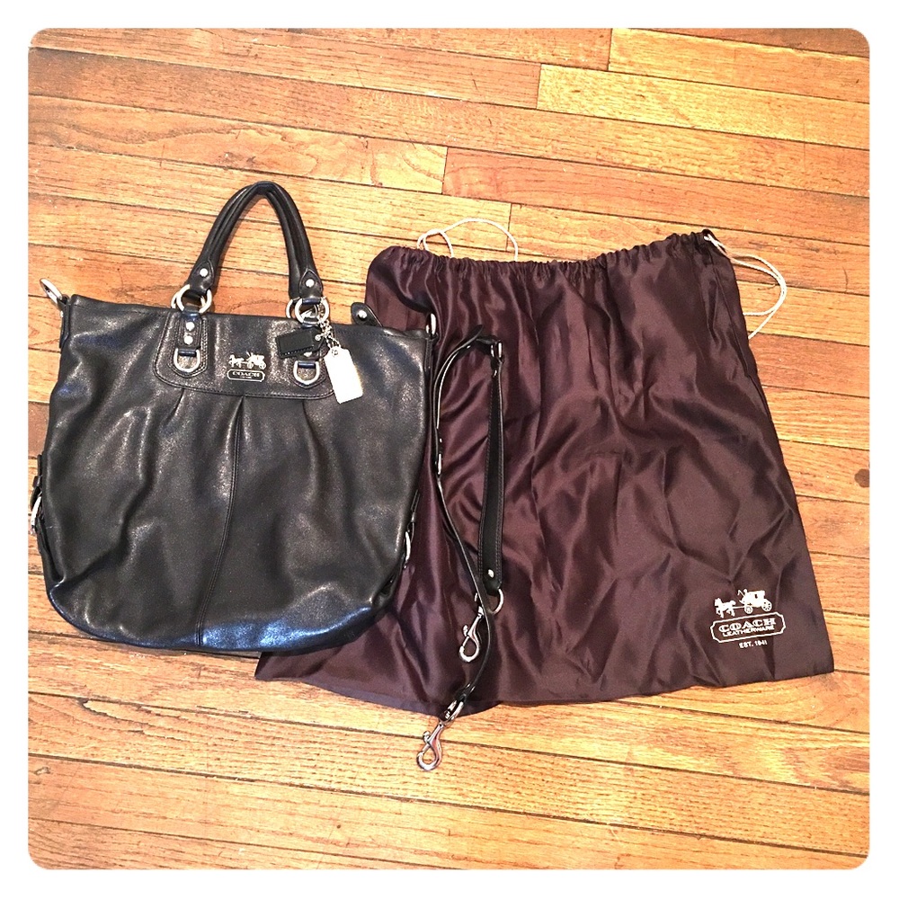 Coach Black Leather Bag