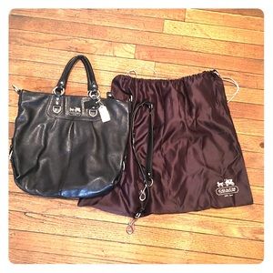 Coach Black Leather Bag