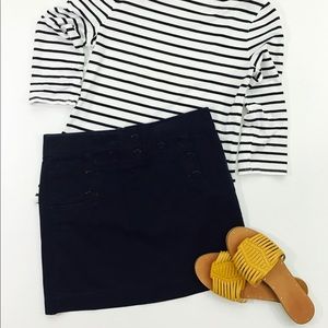 J Crew sailor skirt