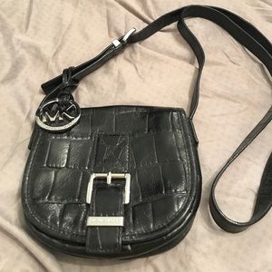 Michael Kors black cross body bag