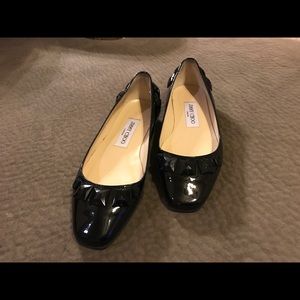 Jimmy Choo flats size 35.5 (5.5 US) black w/ studs