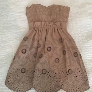Beige formal dress