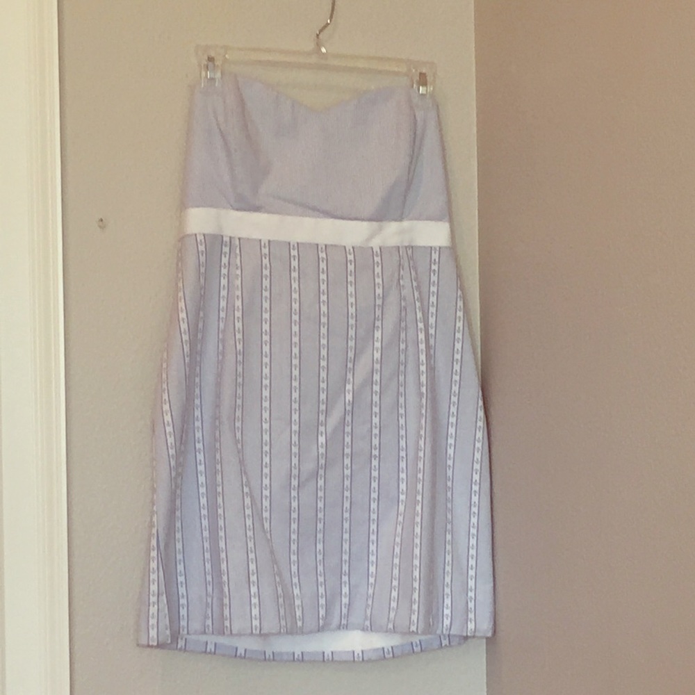 Vineyard Vines Strapless Anchor Dress