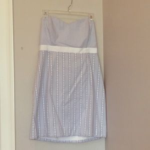 Vineyard Vines Strapless Anchor Dress