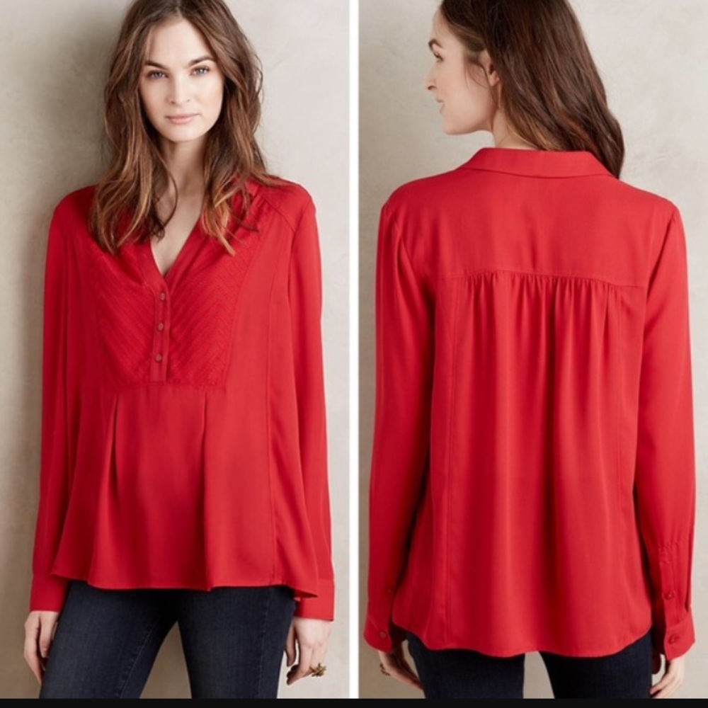 NWT Anthropologie Maeve Blouse Sz 8