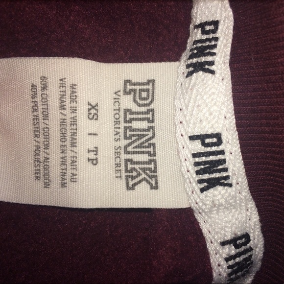 CUTE MAROON PINK CREW NECK 50% OFF - Picture 3 of 3