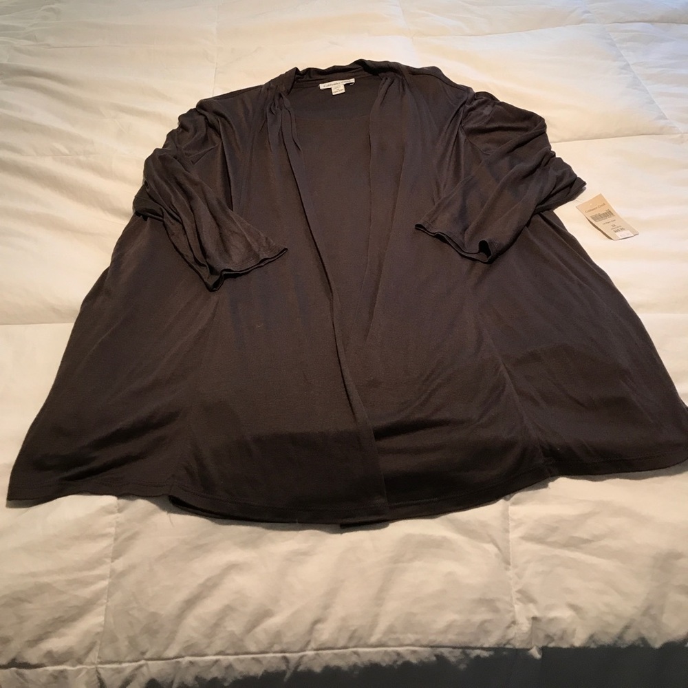 Brown with a built in blouse