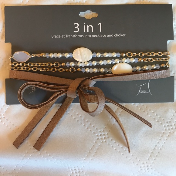 Brandy Melville Jewelry - So cute 3 in 1 Aimee Lynn choker