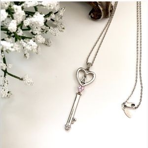 Silver • Key • Necklace