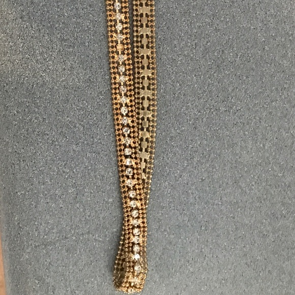 Vintage rhinestone belt - Picture 2 of 6