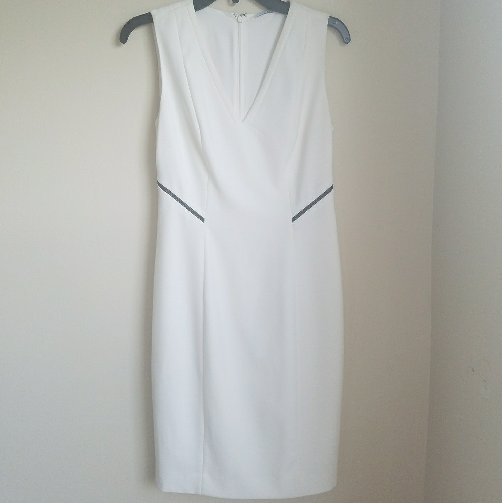 NWT white Elie Tahari dress. Size 2