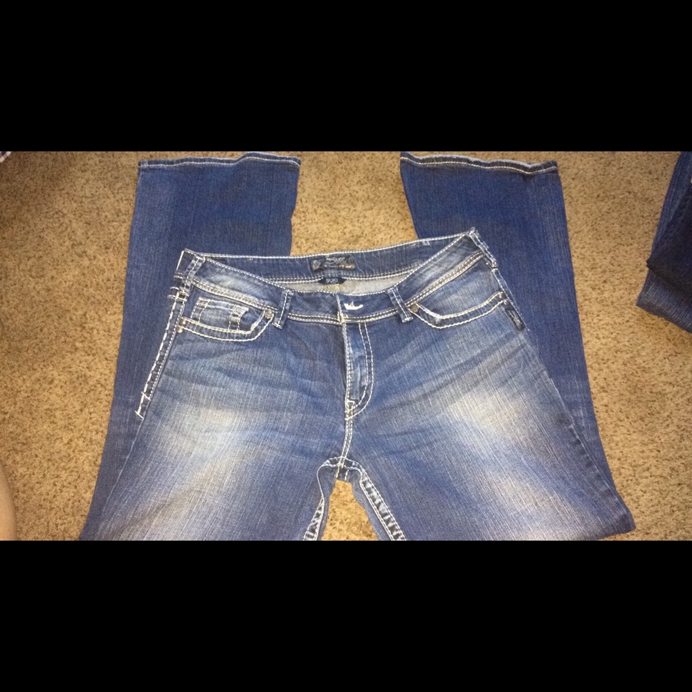 Cute Silver jeans 34x32 GC
