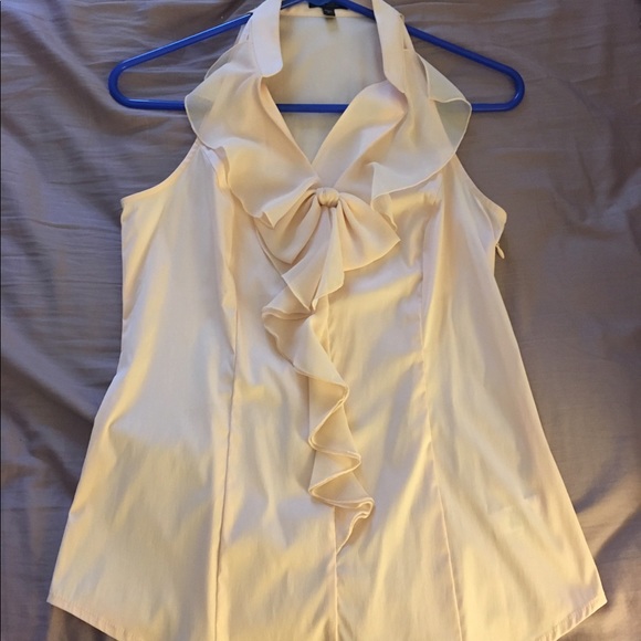 Cream Ruffled Tank - Picture 5 of 5