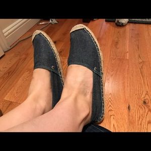 Gap denim espadrilles TAGS ON NEW
