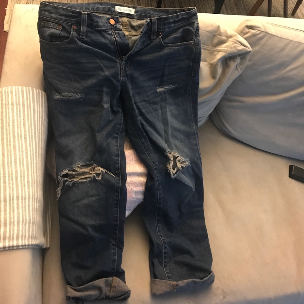 Madewell boyjean size 29